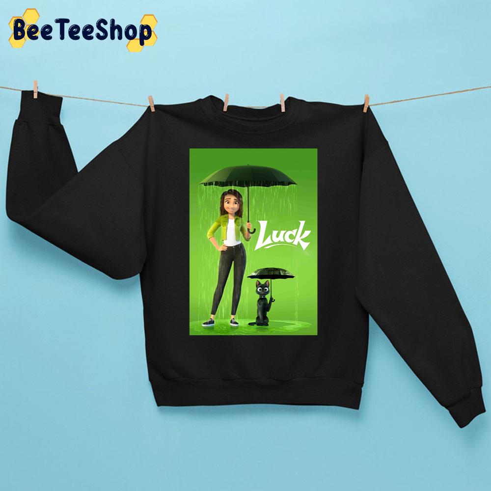 Sam Greenfield And Black Cat Luck 2022 Trending Movie Unisex Sweatshirt Sam Greenfield And Black Cat Luck 2022 Trending Movie Unisex Sweatshirt