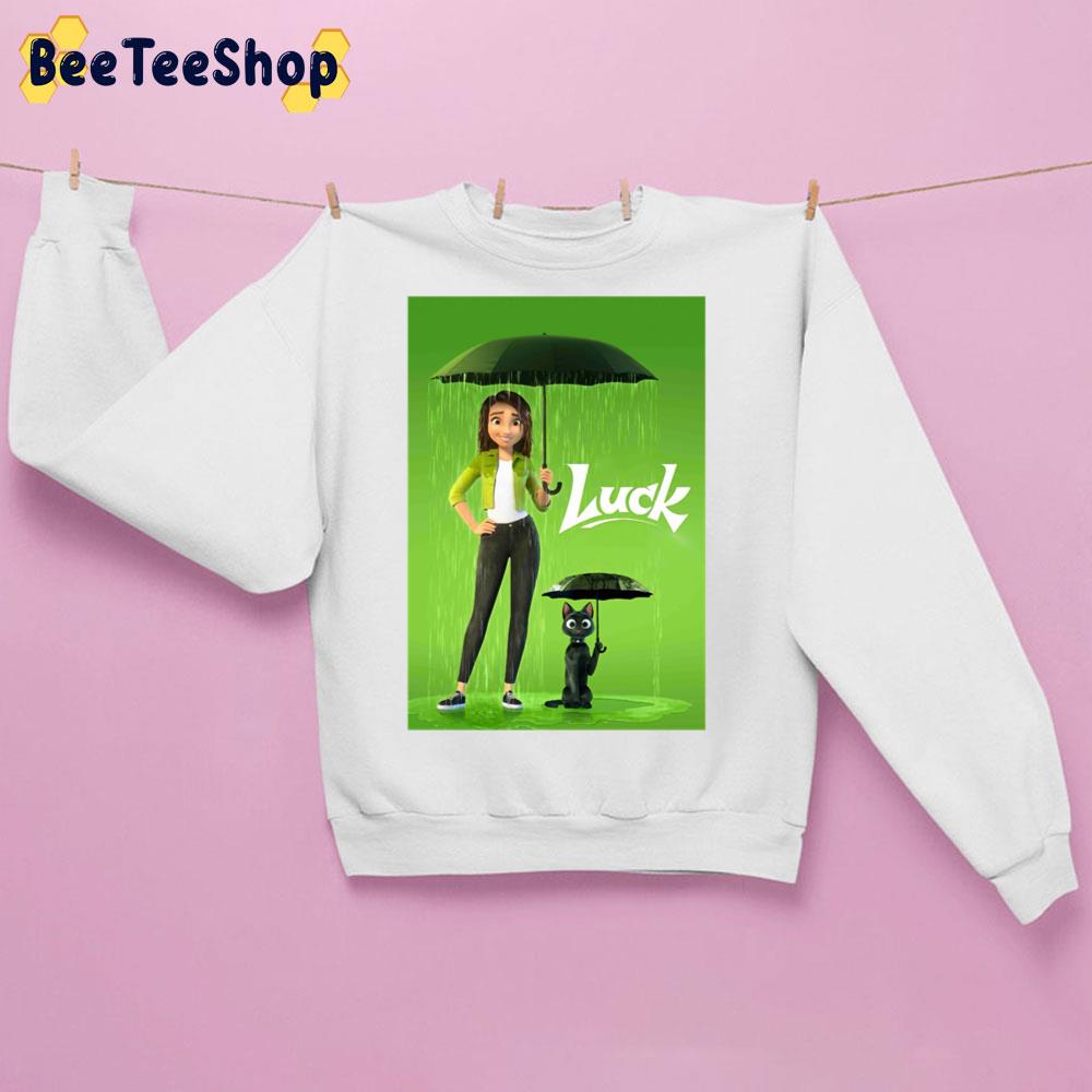 Sam Greenfield And Black Cat Luck 2022 Trending Movie Unisex Sweatshirt Sam Greenfield And Black Cat Luck 2022 Trending Movie Unisex Sweatshirt