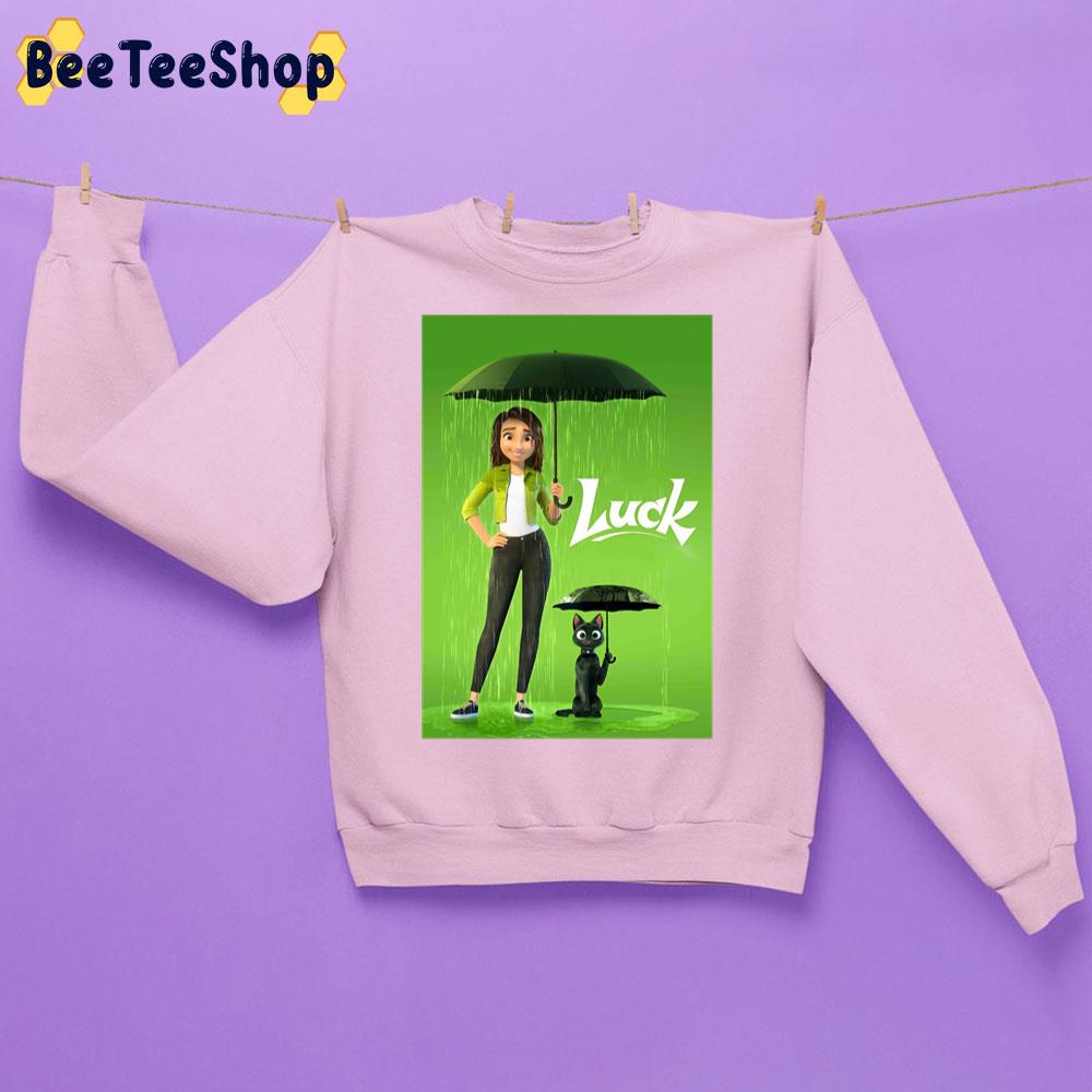 Sam Greenfield And Black Cat Luck 2022 Trending Movie Unisex Sweatshirt Sam Greenfield And Black Cat Luck 2022 Trending Movie Unisex Sweatshirt