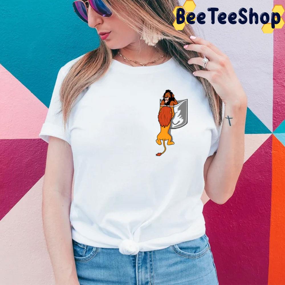 Scar And Mufasa Pocket Lion King Trending Unisex T-Shirt Scar And Mufasa Pocket Lion King Trending Unisex T-Shirt
