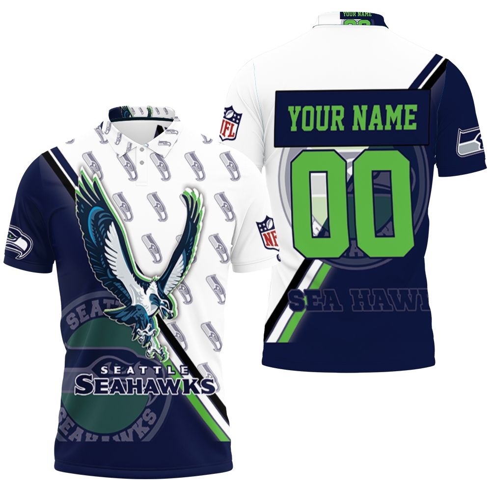 Seattle Seahawks Logo Nfl For Fans Personalized 3D All Over Print Polo Shirt Seattle Seahawks Logo Nfl For Fans Personalized 3D All Over Print Polo Shirt