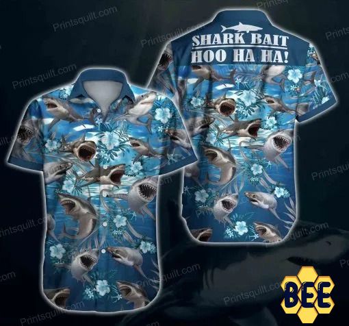 Shark Bait Hoo Ha Ha Trending Hawaiian Shirt Shark Bait Hoo Ha Ha Trending Hawaiian Shirt