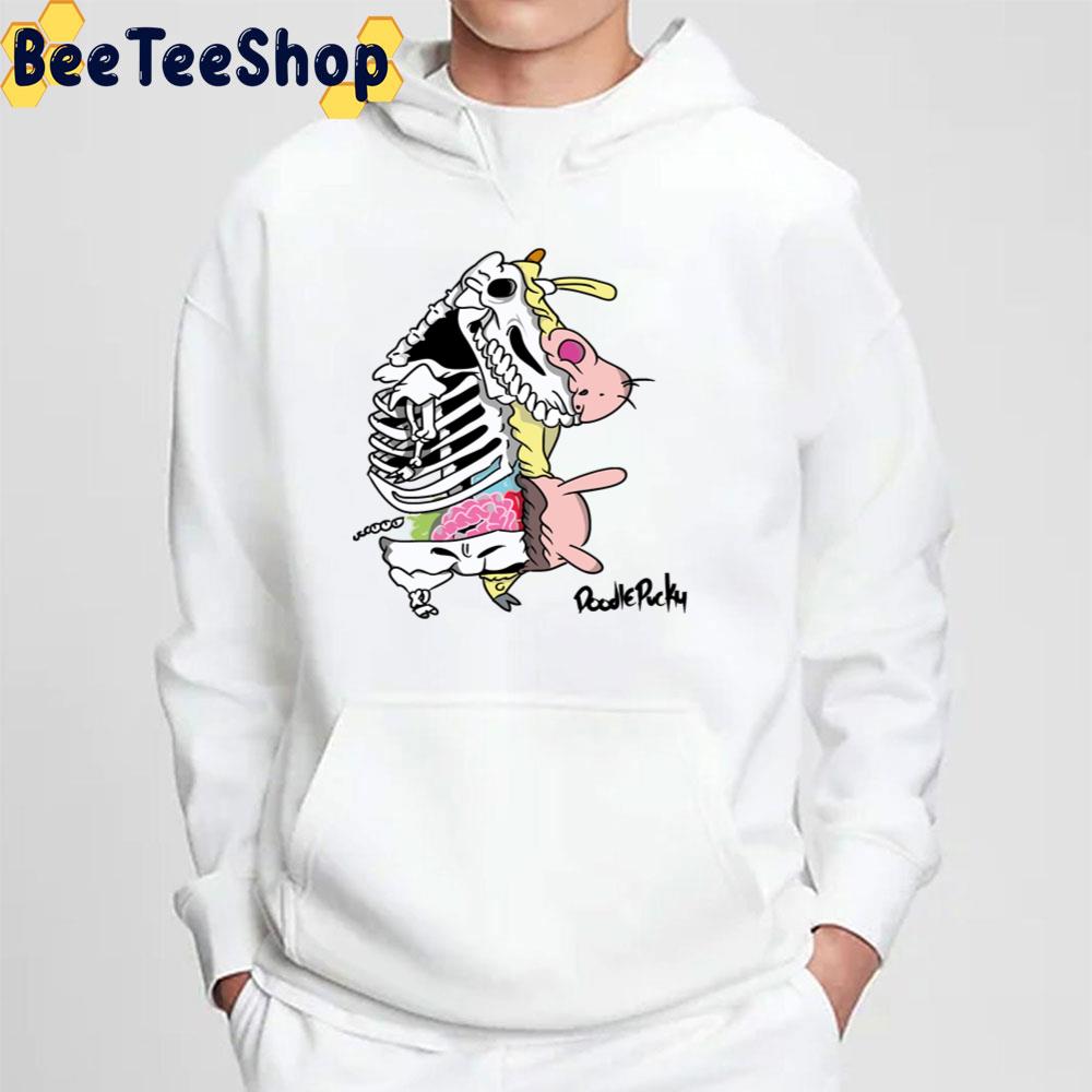 Skeleton Cow And Chicken Trending Unisex T-Shirt Skeleton Cow And Chicken Trending Unisex T-Shirt