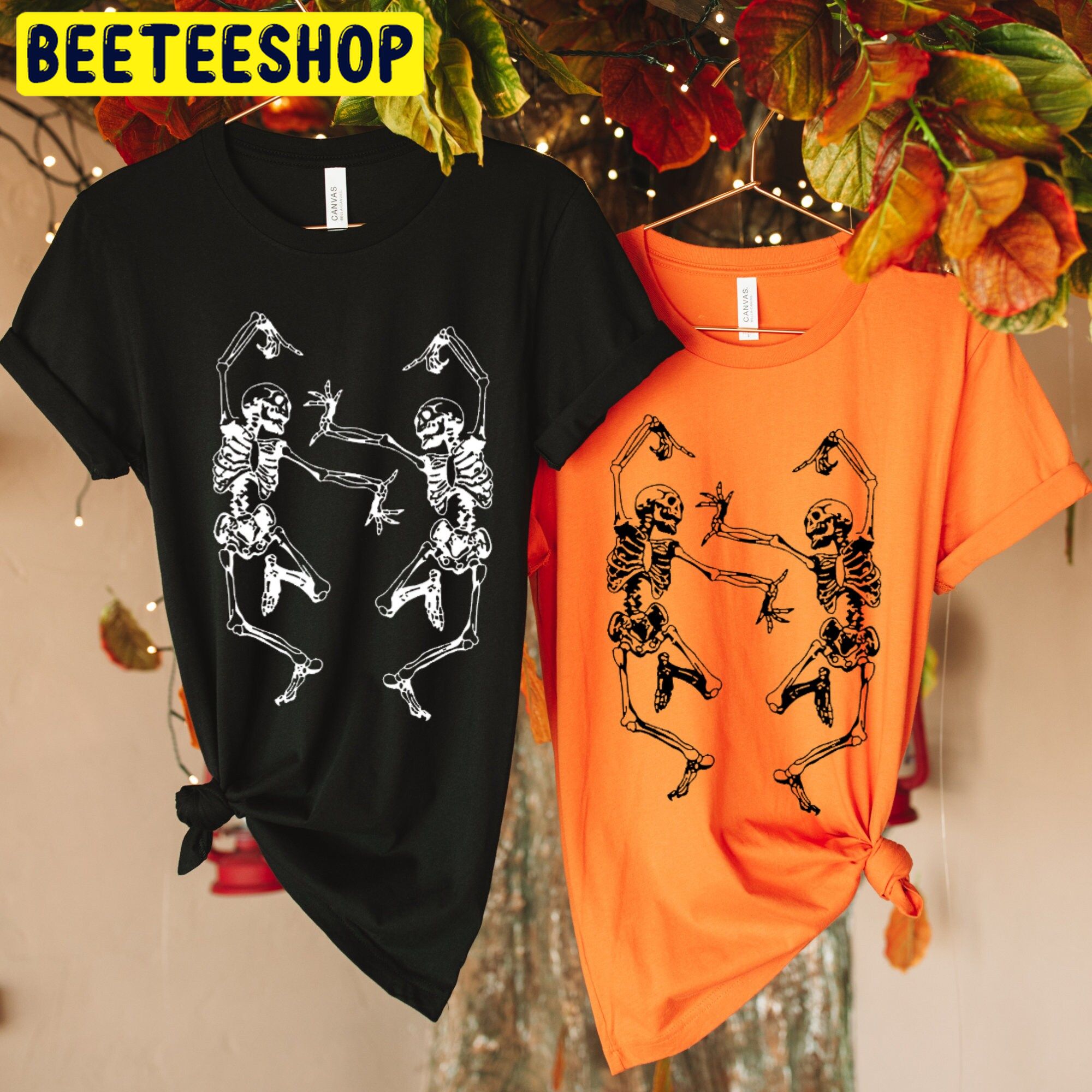 Skeleton Dance Halloween Unisex T-Shirt Skeleton Dance Halloween Unisex T-Shirt