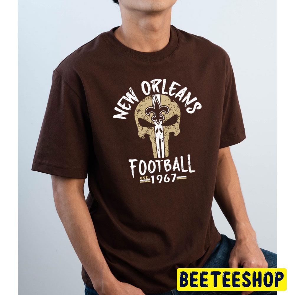 Skull Art New Orleans Saints Football Est 1967 Trending Unisex T-Shirt Skull Art New Orleans Saints Football Est 1967 Trending Unisex T-Shirt