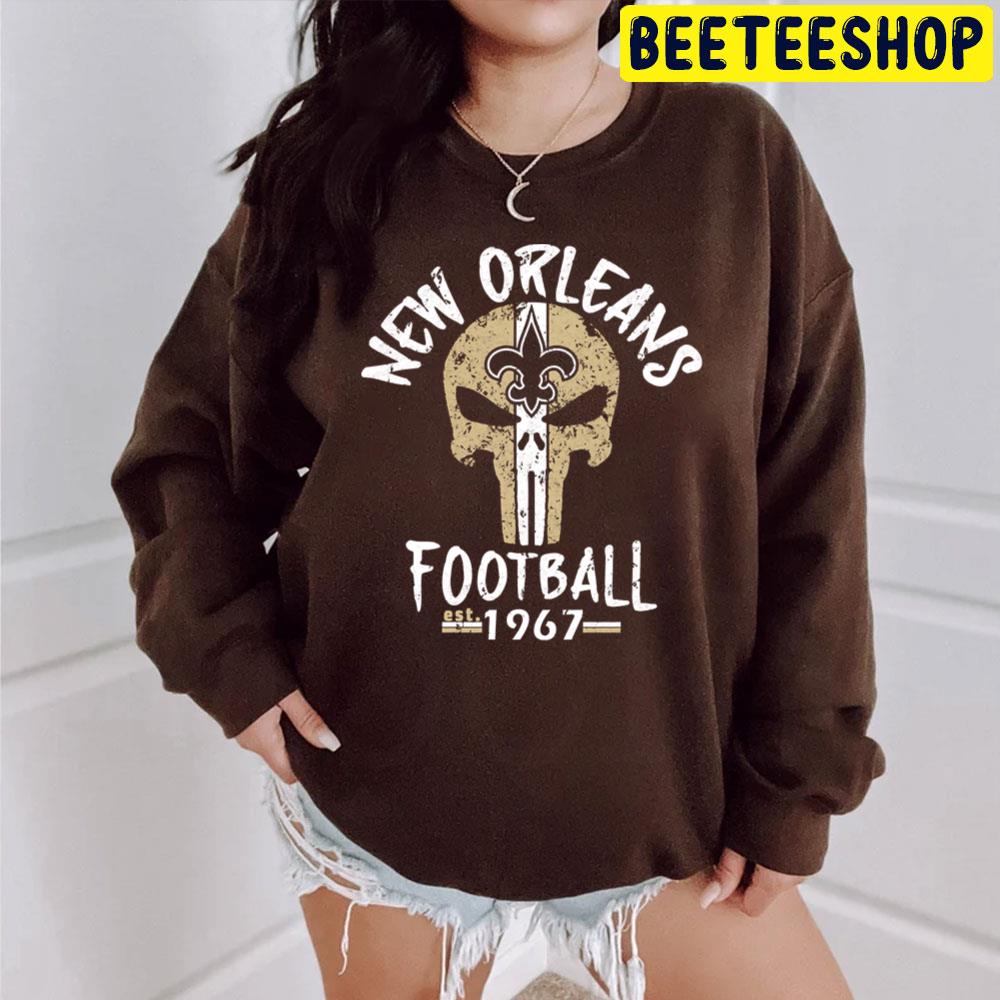 Skull Art New Orleans Saints Football Est 1967 Trending Unisex T-Shirt Skull Art New Orleans Saints Football Est 1967 Trending Unisex T-Shirt
