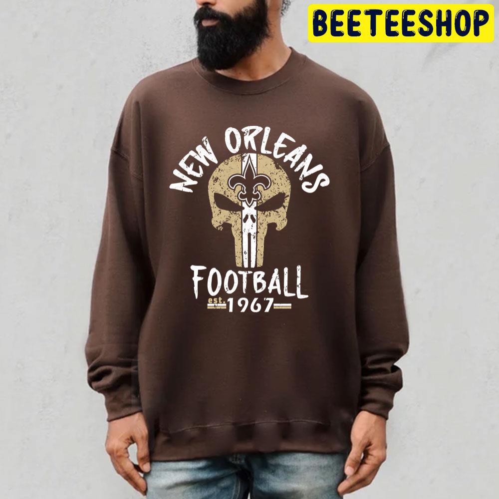 Skull Art New Orleans Saints Football Est 1967 Trending Unisex T-Shirt Skull Art New Orleans Saints Football Est 1967 Trending Unisex T-Shirt