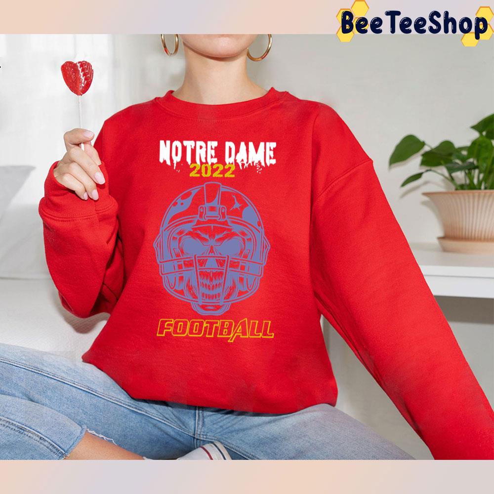 Skull Art Notre Dame Football 2022 Trending Unisex T-Shirt Skull Art Notre Dame Football 2022 Trending Unisex T-Shirt