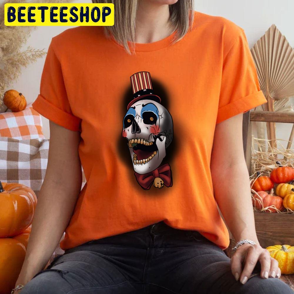 Skull Spaulding House Of 1000 Corpses Halloween Movie Trending Unisex T-Shirt Skull Spaulding House Of 1000 Corpses Halloween Movie Trending Unisex T-Shirt