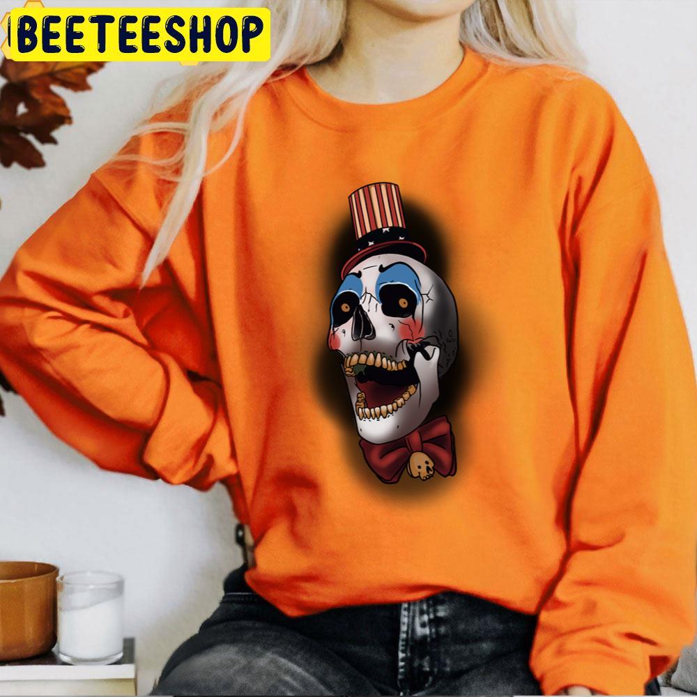 Skull Spaulding House Of 1000 Corpses Halloween Movie Trending Unisex T-Shirt Skull Spaulding House Of 1000 Corpses Halloween Movie Trending Unisex T-Shirt