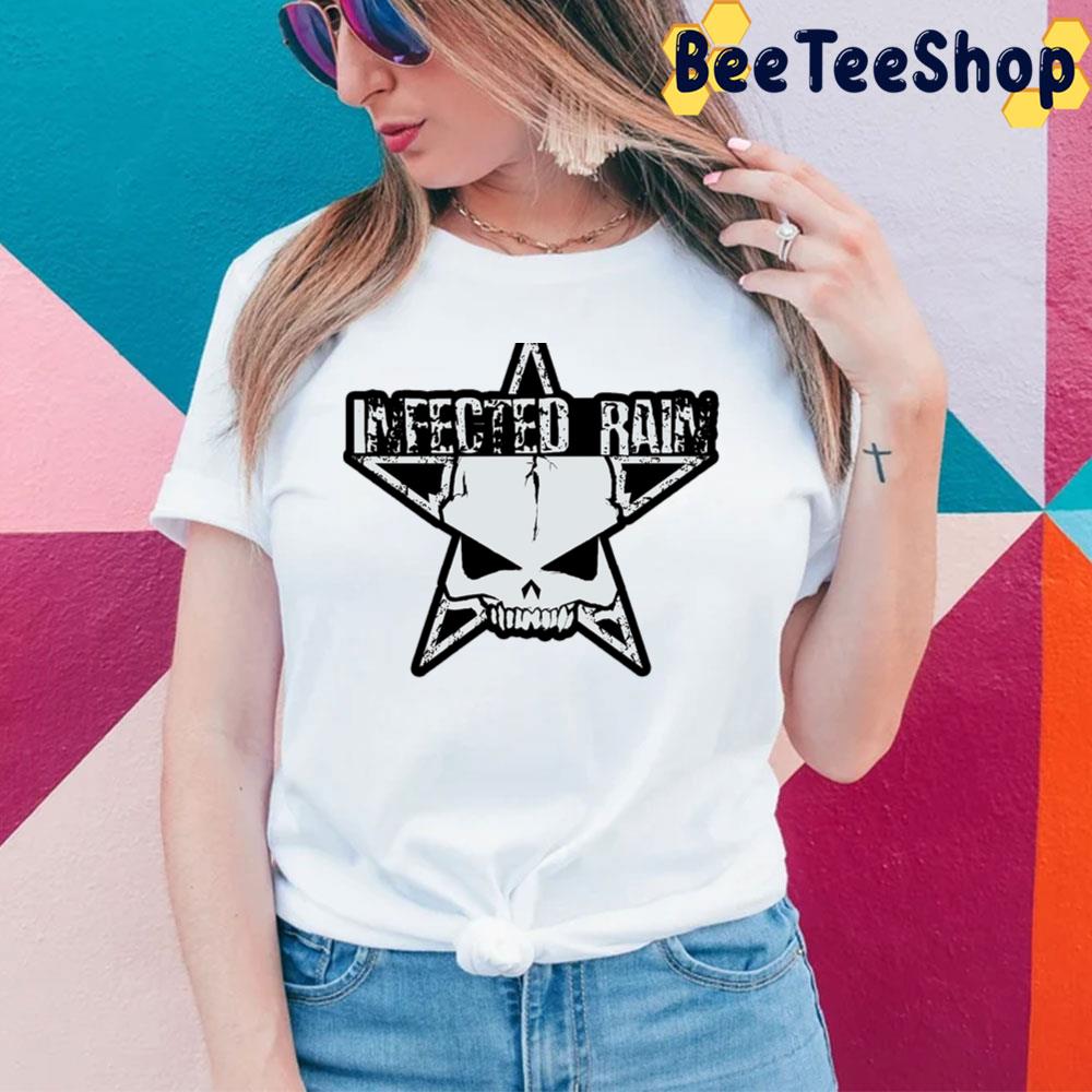 Skull Star Infected Rain Trending Unisex T-Shirt Skull Star Infected Rain Trending Unisex T-Shirt