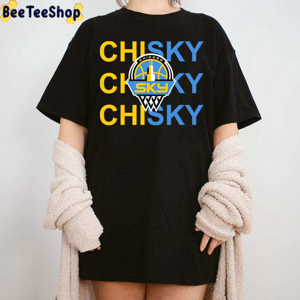 Sky Chicago New Graphic Basketball Unisex T-Shirt Sky Chicago New Graphic Basketball Unisex T-Shirt