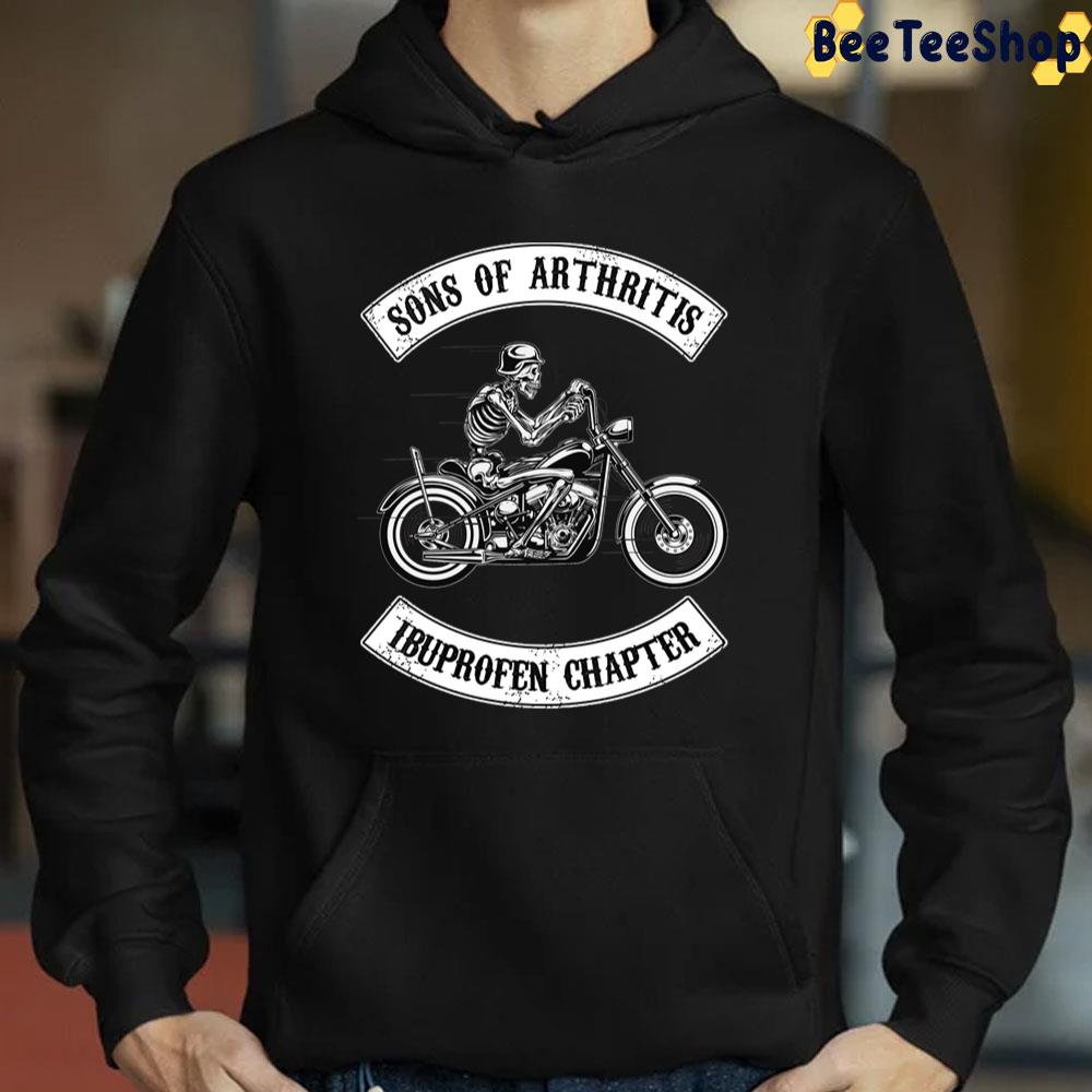 Sons Of Arthritis Ibuprofen Chapter Funny Biker Skull Unisex T-Shirt Sons Of Arthritis Ibuprofen Chapter Funny Biker Skull Unisex T-Shirt