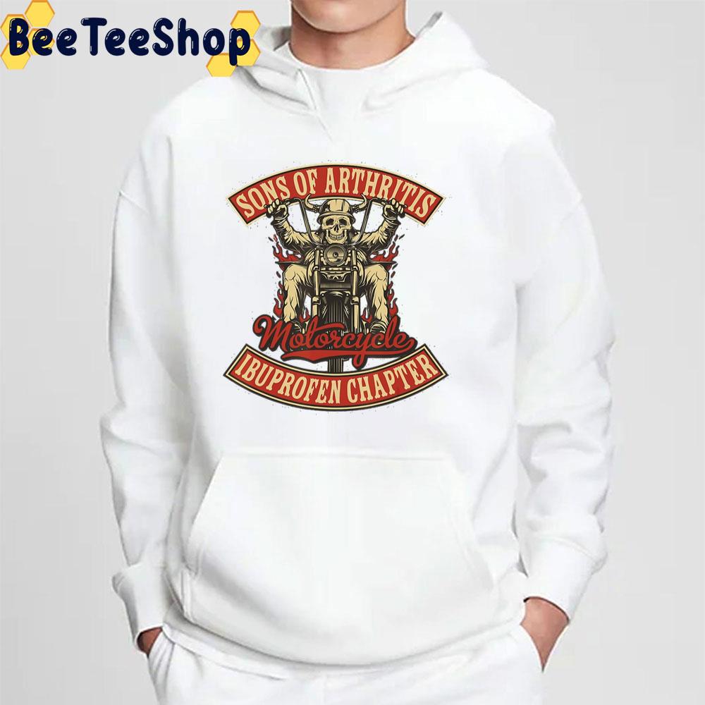 Sons Of Arthritis Ibuprofen Chapter Motorcycle Graphic Unisex T-Shirt Sons Of Arthritis Ibuprofen Chapter Motorcycle Graphic Unisex T-Shirt