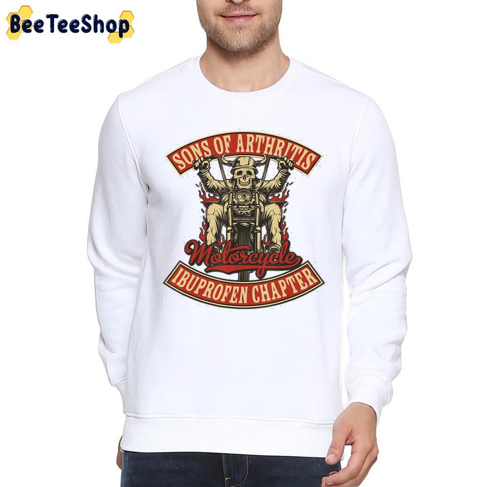 Sons Of Arthritis Ibuprofen Chapter Motorcycle Graphic Unisex T-Shirt Sons Of Arthritis Ibuprofen Chapter Motorcycle Graphic Unisex T-Shirt