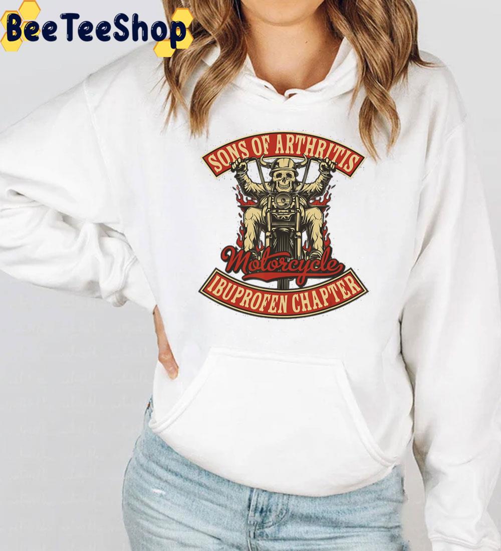 Sons Of Arthritis Ibuprofen Chapter Motorcycle Graphic Unisex T-Shirt Sons Of Arthritis Ibuprofen Chapter Motorcycle Graphic Unisex T-Shirt
