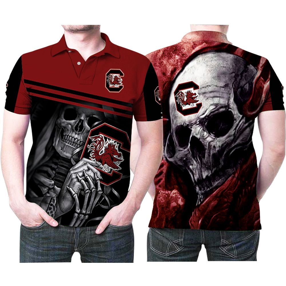 South Carolina Gamecocks Football Nfl University American Football Team Logo 3D All Over Print Polo Shirt South Carolina Gamecocks Football Nfl University American Football Team Logo 3D All Over Print Polo Shirt