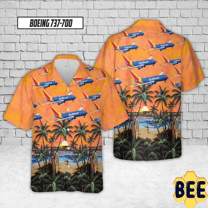 Southwest Airlines Boeing 737-700 Trending Hawaiian Shirt Southwest Airlines Boeing 737-700 Trending Hawaiian Shirt