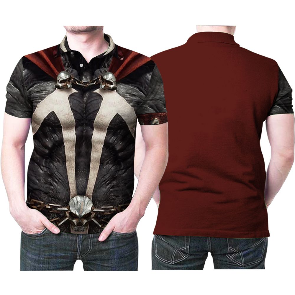 Spawn Fictional Hero Warrior 3D All Over Print Polo Shirt Spawn Fictional Hero Warrior 3D All Over Print Polo Shirt