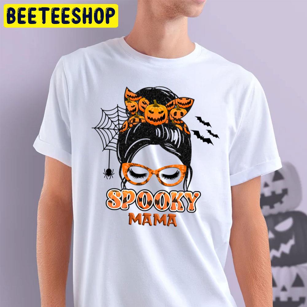 Spooky Mama Mini Pumpkin Halloween Trending Unisex T-Shirt Spooky Mama Mini Pumpkin Halloween Trending Unisex T-Shirt
