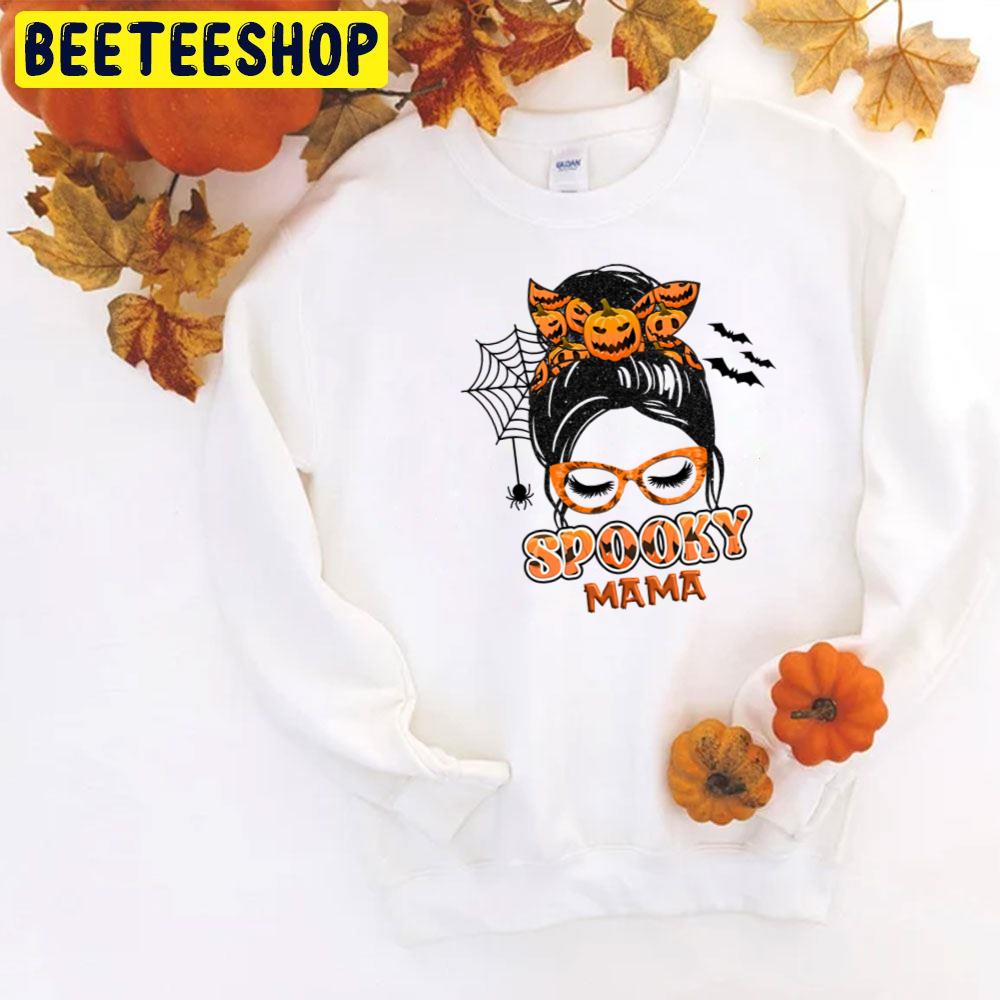 Spooky Mama Mini Pumpkin Halloween Trending Unisex T-Shirt Spooky Mama Mini Pumpkin Halloween Trending Unisex T-Shirt