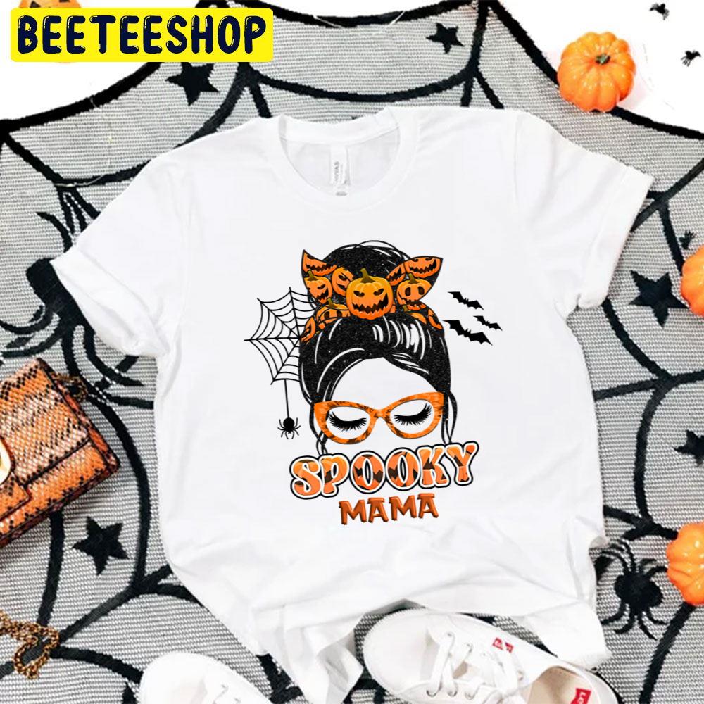 Spooky Mama Mini Pumpkin Halloween Trending Unisex T-Shirt Spooky Mama Mini Pumpkin Halloween Trending Unisex T-Shirt
