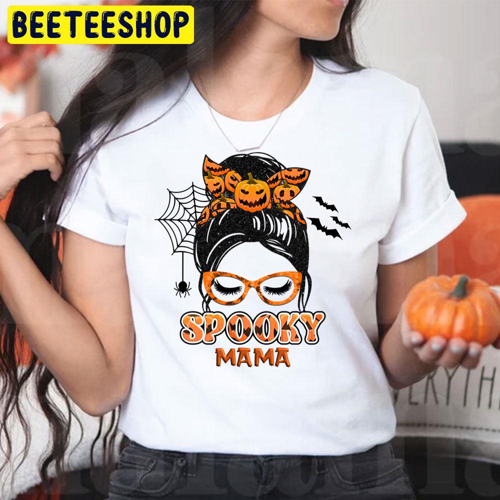 Spooky Mama Mini Pumpkin Halloween Trending Unisex T-Shirt Spooky Mama Mini Pumpkin Halloween Trending Unisex T-Shirt