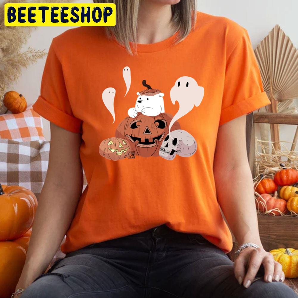 Spooky Season Ice Bear We Bare Bears Trending Unisex T-Shirt Spooky Season Ice Bear We Bare Bears Trending Unisex T-Shirt