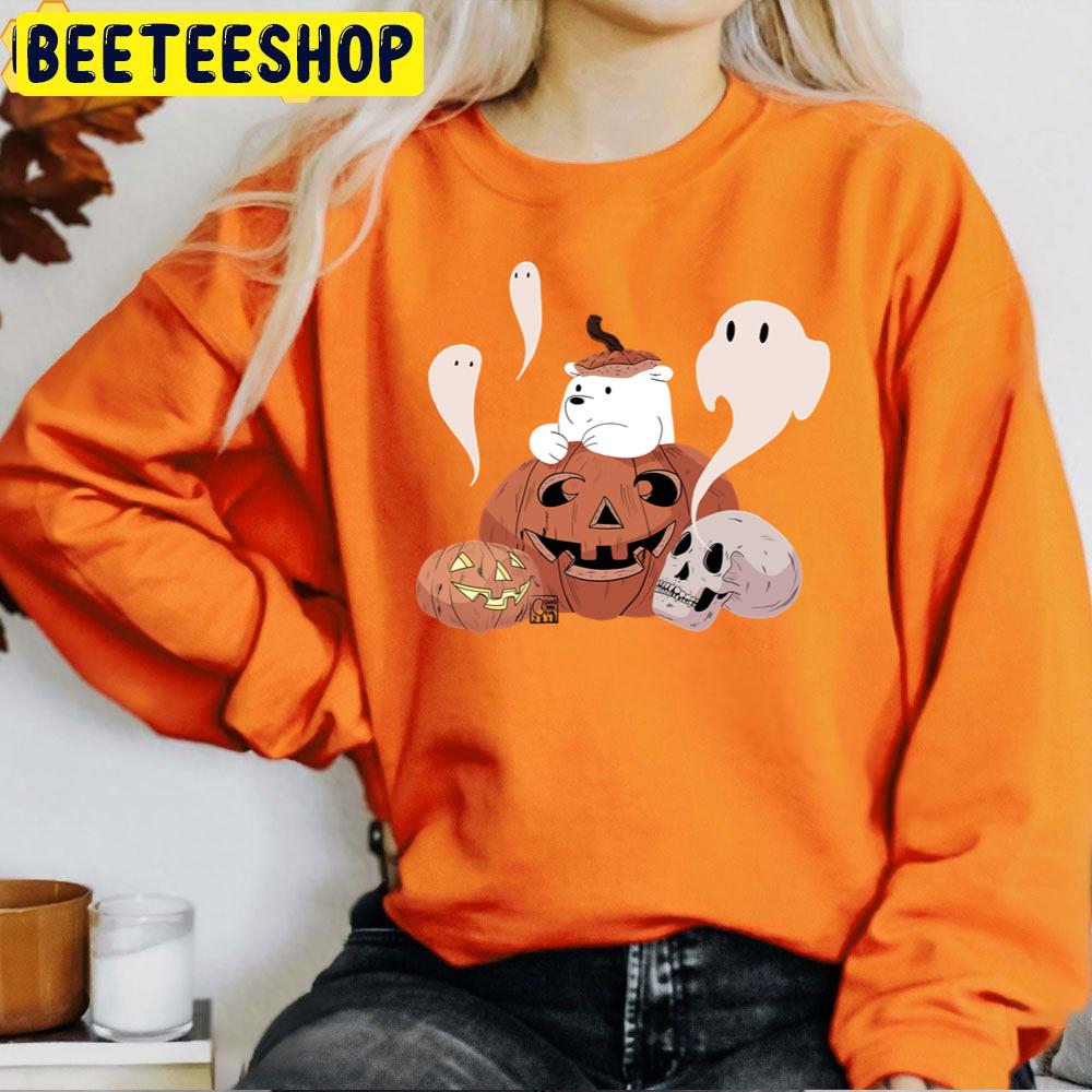 Spooky Season Ice Bear We Bare Bears Trending Unisex T-Shirt Spooky Season Ice Bear We Bare Bears Trending Unisex T-Shirt