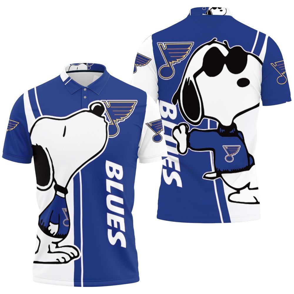 St. Louis Blues Snoopy Lover 3D All Over Print Polo Shirt St. Louis Blues Snoopy Lover 3D All Over Print Polo Shirt