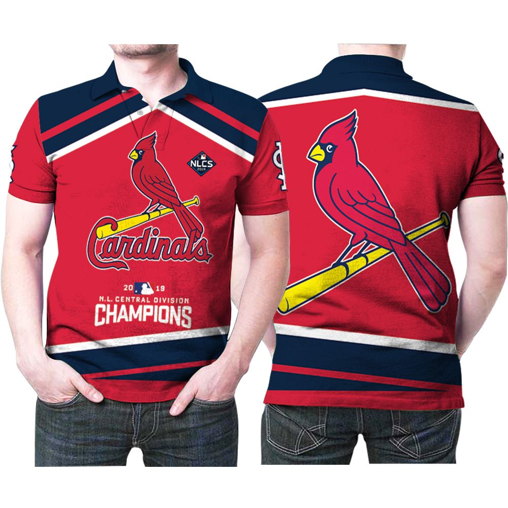St Louis Cardials Nl Central Divisions Champions Logo 3D All Over Print Polo Shirt St Louis Cardials Nl Central Divisions Champions Logo 3D All Over Print Polo Shirt