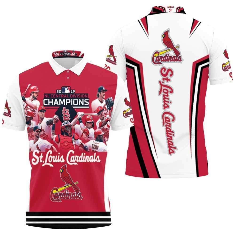 St Louis Cardinals 2019 Nl Central Champions 3D All Over Print Polo Shirt St Louis Cardinals 2019 Nl Central Champions 3D All Over Print Polo Shirt