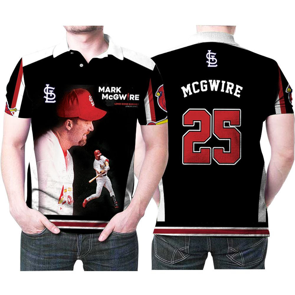 St Louis Cardinals Mark Mcgwire 25 Legend Player Mlb Baseball Team Polo Shirt St Louis Cardinals Mark Mcgwire 25 Legend Player Mlb Baseball Team Polo Shirt
