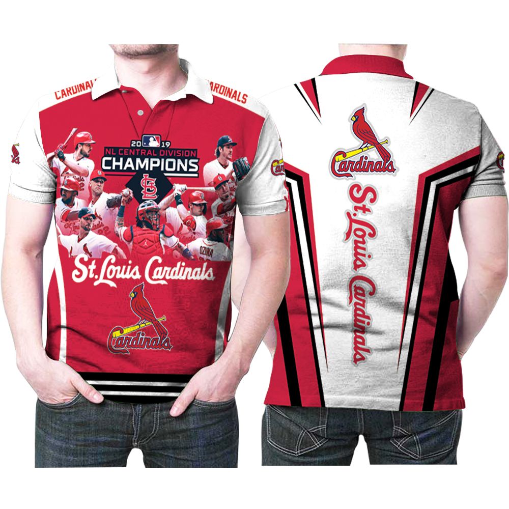 St Louis Cardinals Nl Central Division Champions Legends Mlb Baseball Team 2 Polo Shirt St Louis Cardinals Nl Central Division Champions Legends Mlb Baseball Team 2 Polo Shirt