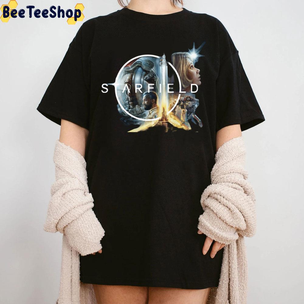 Starfield New Video Game Logo Project Unisex T-Shirt Starfield New Video Game Logo Project Unisex T-Shirt