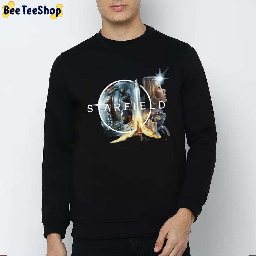 Starfield New Video Game Logo Project Unisex T-Shirt Starfield New Video Game Logo Project Unisex T-Shirt