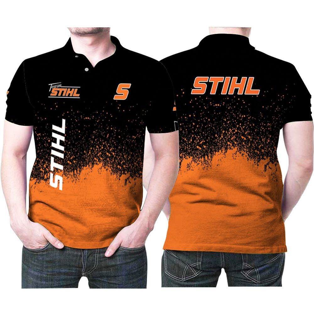 Stihl Logo For Lovers 3D All Over Print Polo Shirt Stihl Logo For Lovers 3D All Over Print Polo Shirt