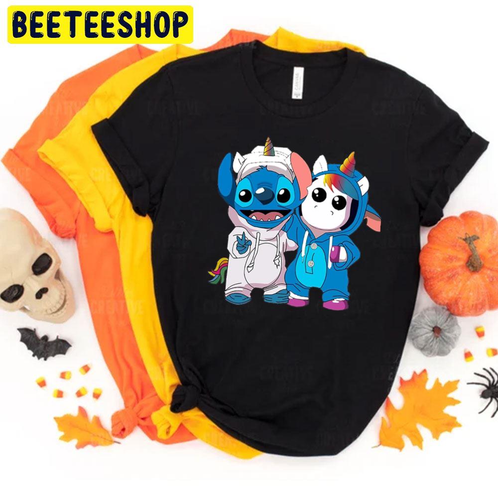 Stitch And Unicorn Halloween Trending Unisex T-Shirt Stitch And Unicorn Halloween Trending Unisex T-Shirt