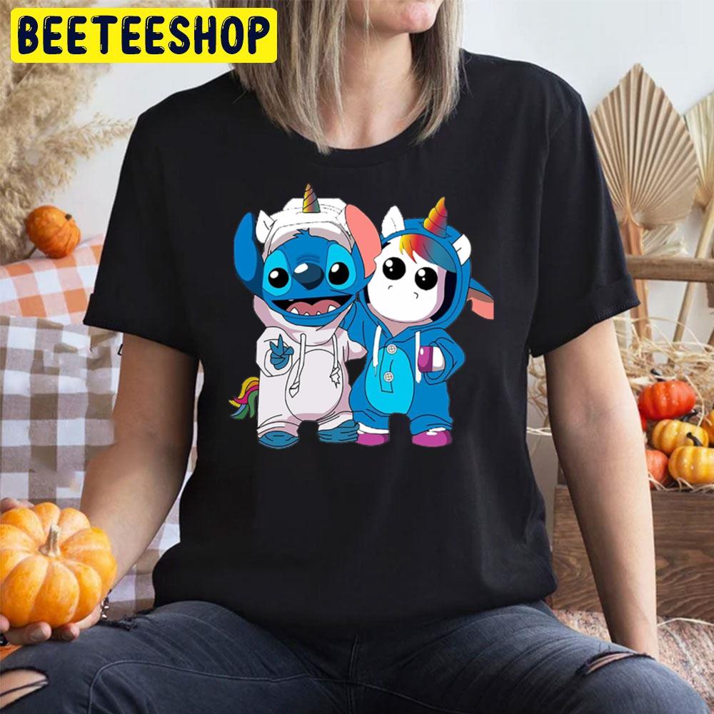 Stitch And Unicorn Halloween Trending Unisex T-Shirt Stitch And Unicorn Halloween Trending Unisex T-Shirt