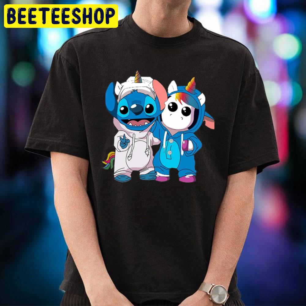 Stitch And Unicorn Halloween Trending Unisex T-Shirt Stitch And Unicorn Halloween Trending Unisex T-Shirt
