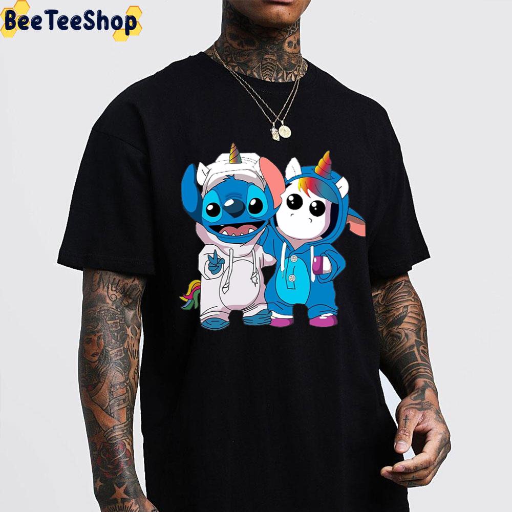 Stitch And Unicorn Trending Unisex T-Shirt Stitch And Unicorn Trending Unisex T-Shirt