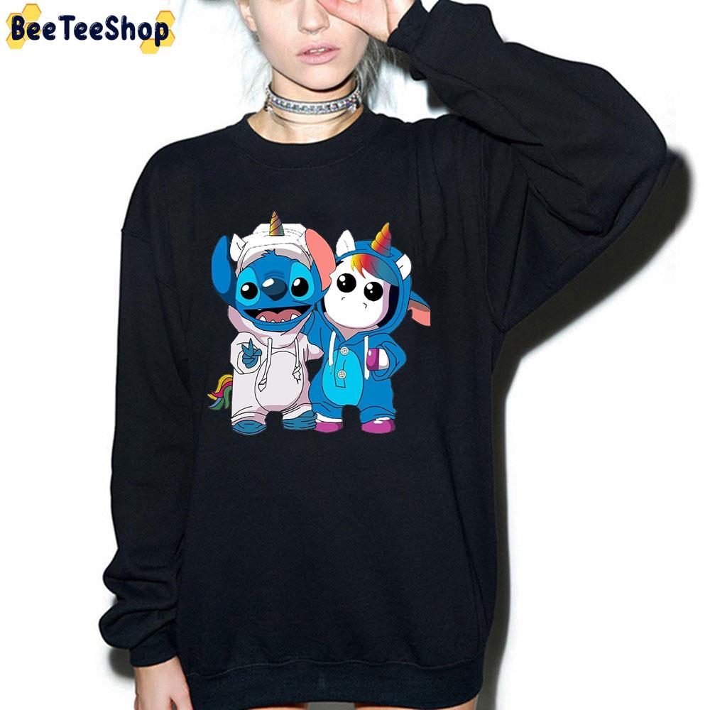 Stitch And Unicorn Trending Unisex T-Shirt Stitch And Unicorn Trending Unisex T-Shirt