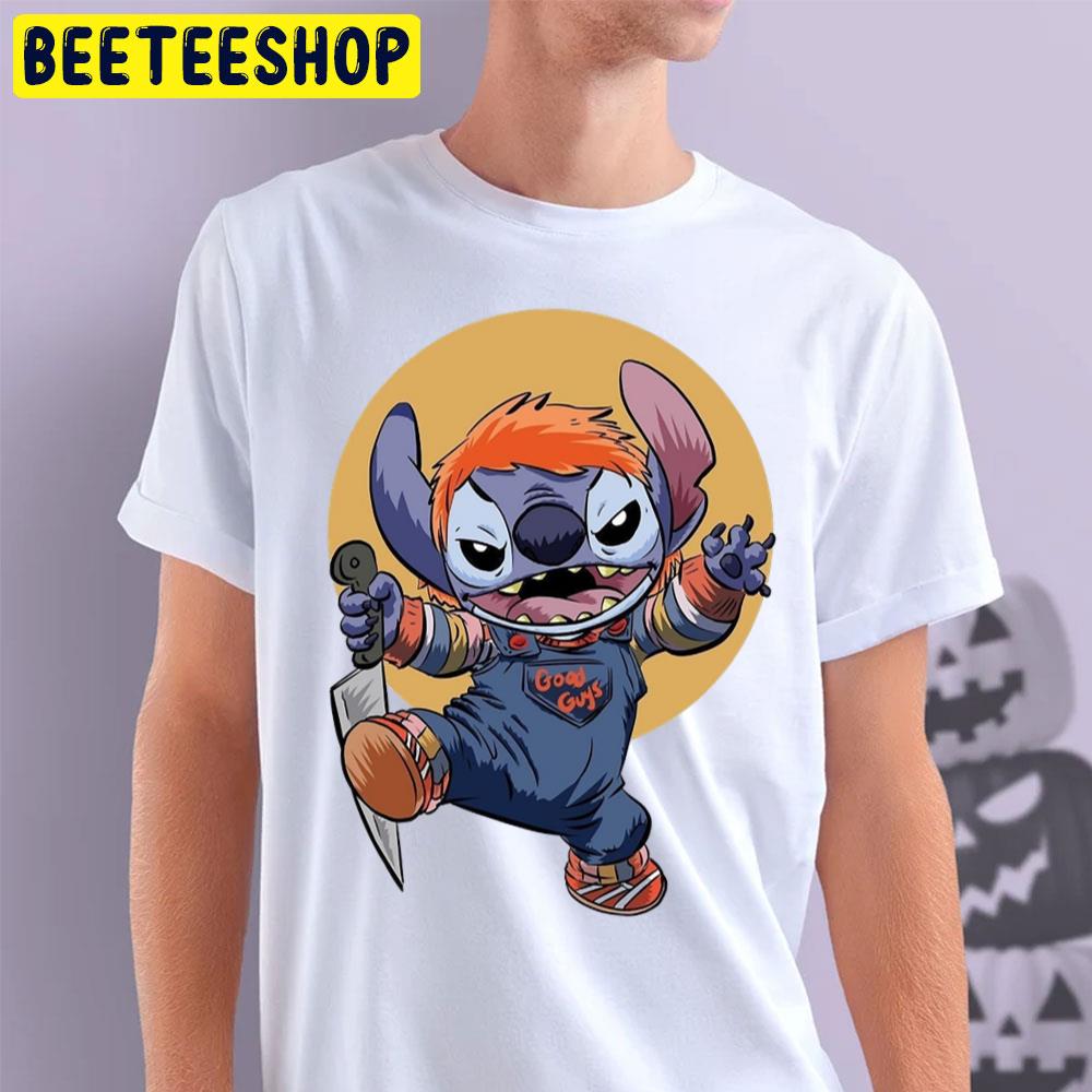 Stitch Chucky Funny Halloween Trending Unisex T-Shirt Stitch Chucky Funny Halloween Trending Unisex T-Shirt