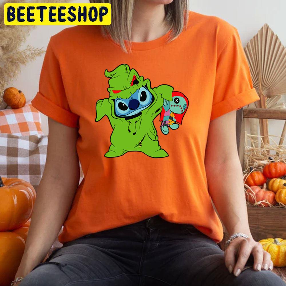 Stitch Oogie Boogie Halloween Trending Unisex T-Shirt Stitch Oogie Boogie Halloween Trending Unisex T-Shirt