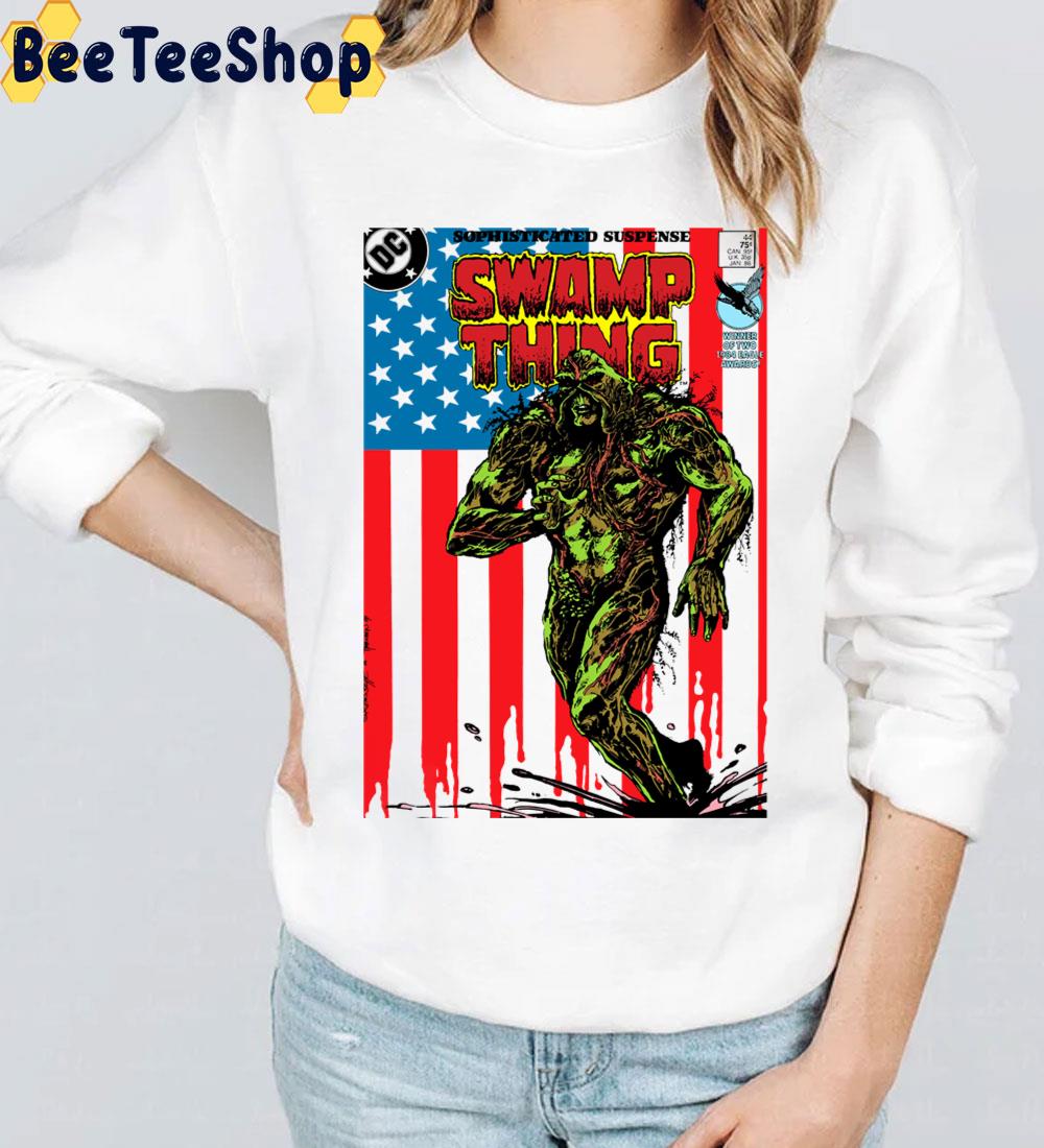Swamp Thing America Flag Trending Unisex T-Shirt Swamp Thing America Flag Trending Unisex T-Shirt