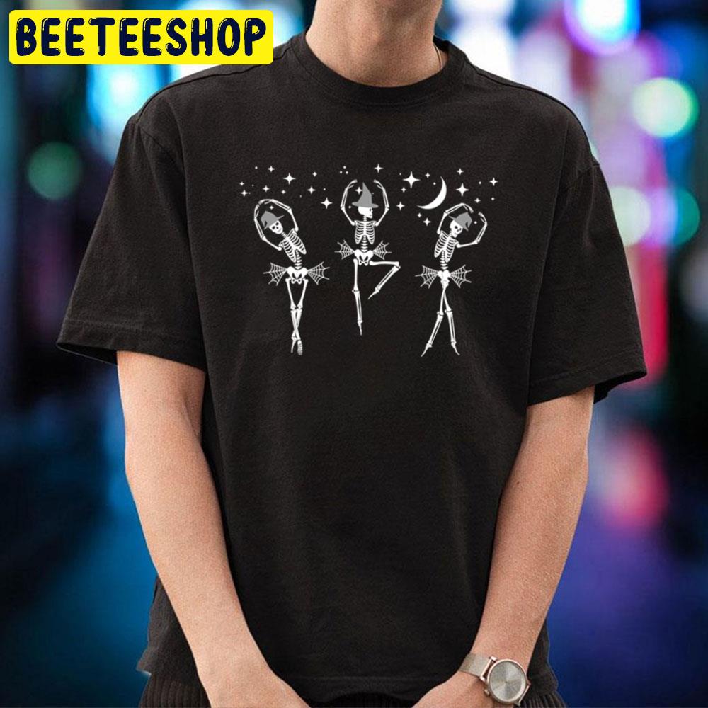 Sweet Ballet Dancing Skeletons Halloween Trending Unisex T-Shirt Sweet Ballet Dancing Skeletons Halloween Trending Unisex T-Shirt