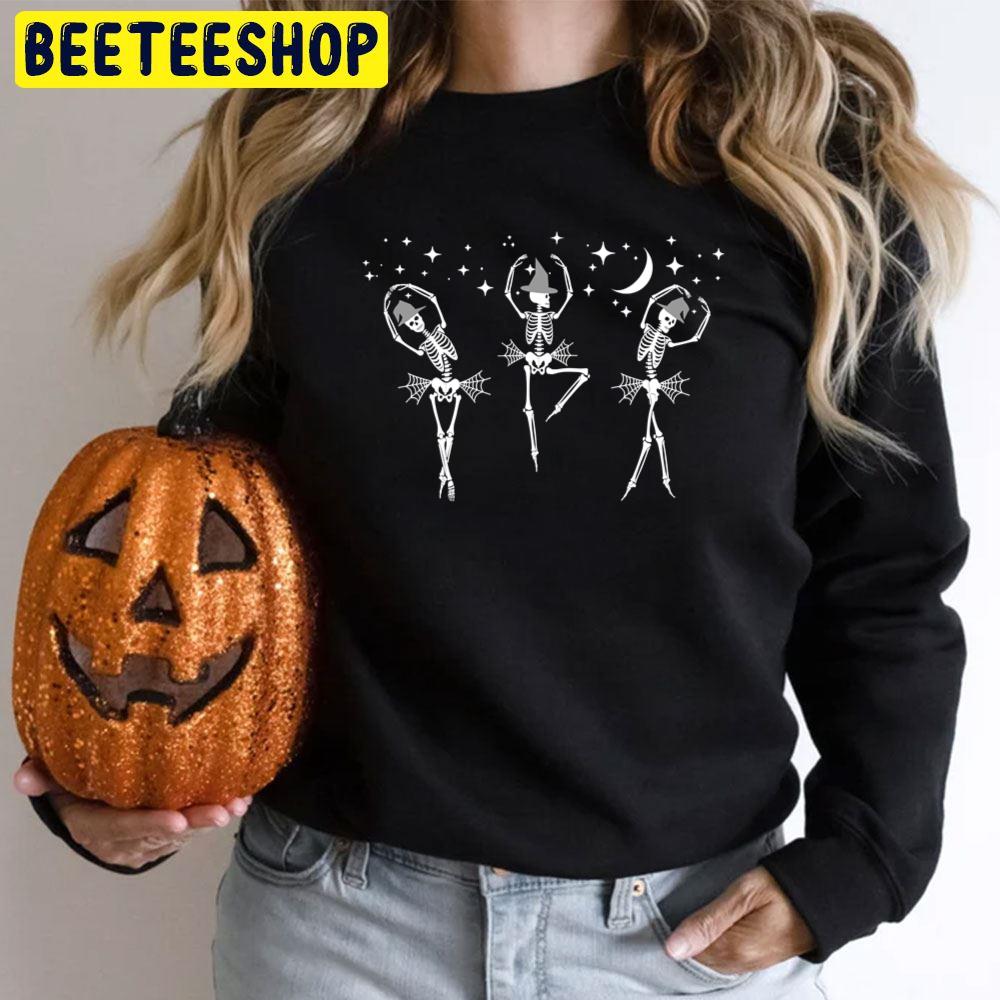 Sweet Ballet Dancing Skeletons Halloween Trending Unisex T-Shirt Sweet Ballet Dancing Skeletons Halloween Trending Unisex T-Shirt