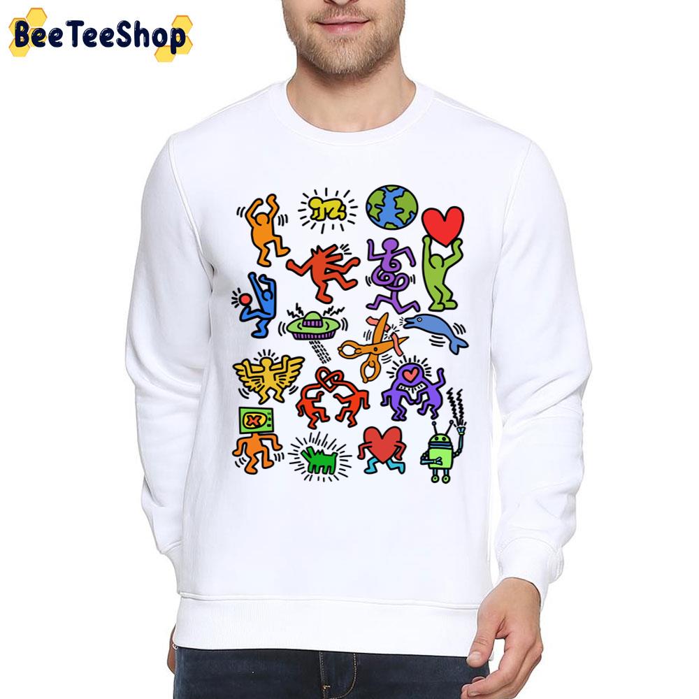 Symbols Icon Keith Haring Unisex T-Shirt Symbols Icon Keith Haring Unisex T-Shirt