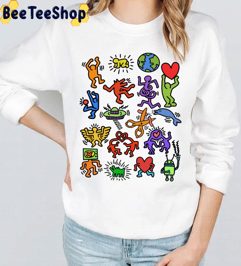 Symbols Icon Keith Haring Unisex T-Shirt Symbols Icon Keith Haring Unisex T-Shirt