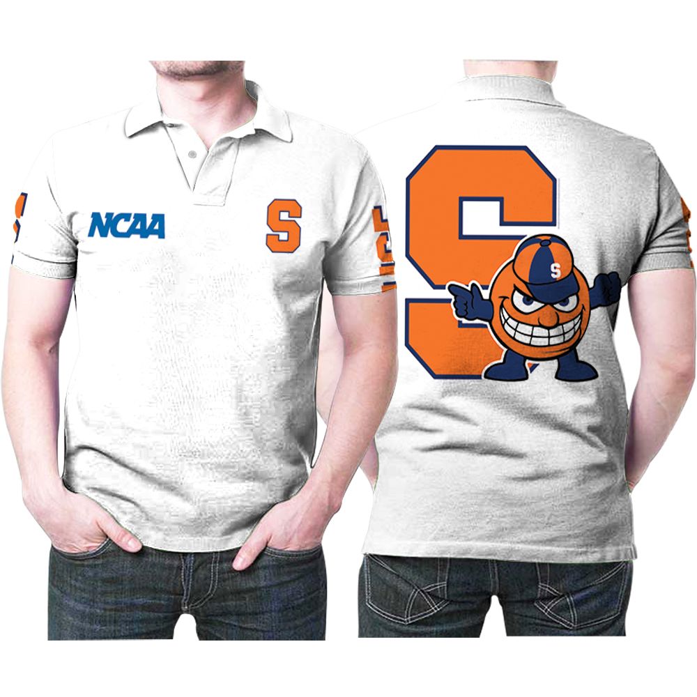 Syracuse Orange Otto The Orange Logo Ncaa 3D All Over Print Polo Shirt Syracuse Orange Otto The Orange Logo Ncaa 3D All Over Print Polo Shirt